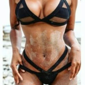 Sexy Black Strap Bikini